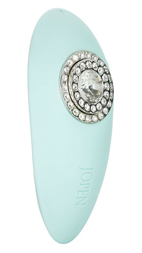 Мятный вибромассажёр с кристаллами Jopen Pave Grace JO-8005-20-3