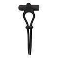 Чёрное вибролассо на пенис с утяжкой Dream Toys ADJUSTABLE COCKRING 21695