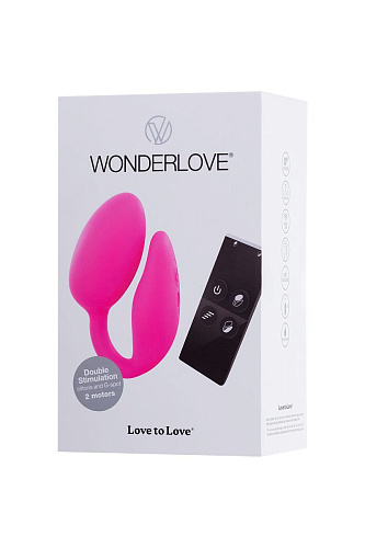 Розовый стимулятор Love to Love Wonderlove 6031353