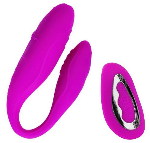 Лиловый вибратор для двоих с дистанционным управлением Baile Vox Vibe BI-014210