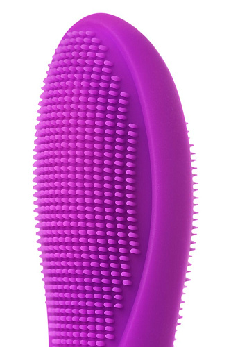 Фиолетовый вибратор с ресничками JOS DESI 783017 (18,5 см)