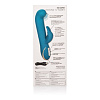 Бирюзовый вибратор с изогнутой головкой California Exotic Novelties Jack Rabbit Signature Silicone Rocking G Rabbit SE-0609-20-3 (20 см)