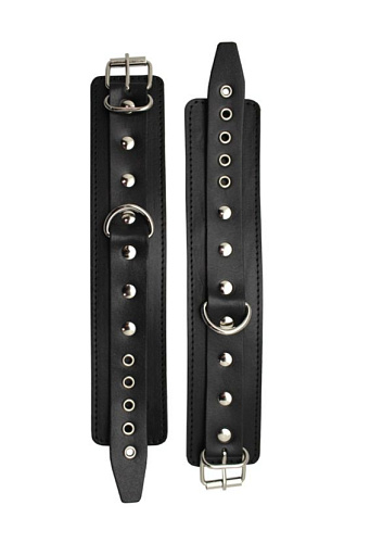 Чёрные узкие наручи Подиум Р219