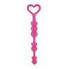 Силиконовая анальная цепочка California Exotic Novelties LIA LOVE BEADS SE-4560-02-3 (17,8 см)