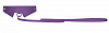 Фиолетовый кожаный воротник с поводком Shots Media BV Purple OUCH! OU144PUR