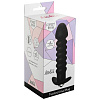 Чёрная анальная вибропробка Lola toys Twisted Anal Plug 5007-03lola (13 см)