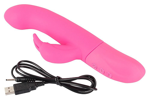 Розовый вибратор-кролик Orion Rechargeable G-Spot Vibe 05952500000 (23,5 см)