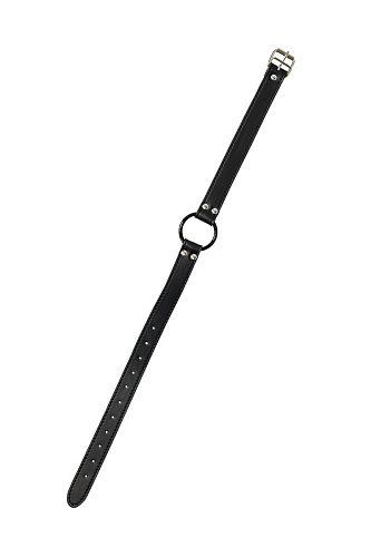 Чёрный кляп-кольцо Lola toys Modesty 1143-01lola