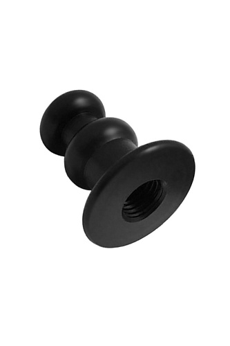 Чёрный адаптер Vac-U-Lock для насадок к секс-машинам LoveMachines FMA0114