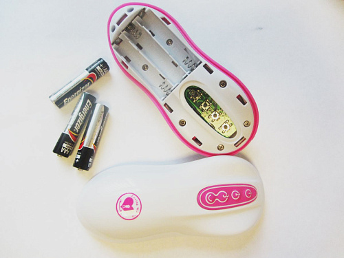 Вибромассажёр-ротатор 2в1 телесного цвета на присоске с пультом-массажером эрогенных зон Loving World CT13006 (20 см)