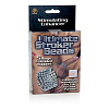Эрекционное серебристое  кольцо из бусин California Exotic Novelties Ultimate Stroker Beads SE-1442-05-3