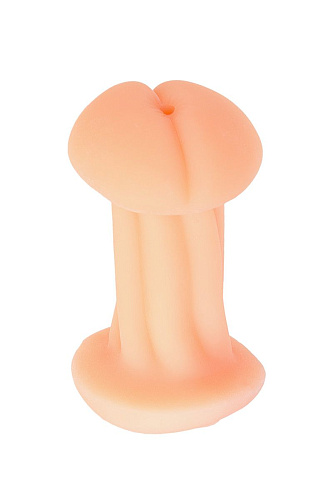 Надувная кукла телесного цвета с тремя любовными отверстиями ToyFa 117010