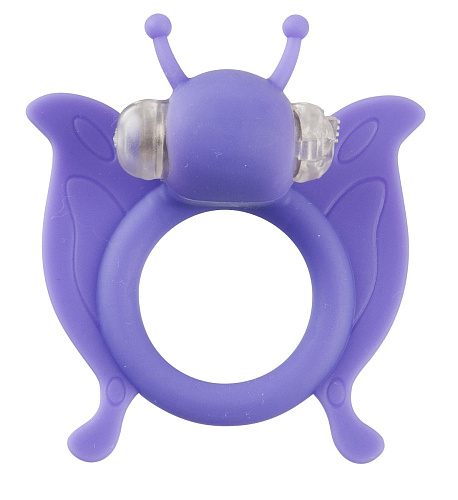 Фиолетовая вибронасадка в форме бабочки Ёska SLI004