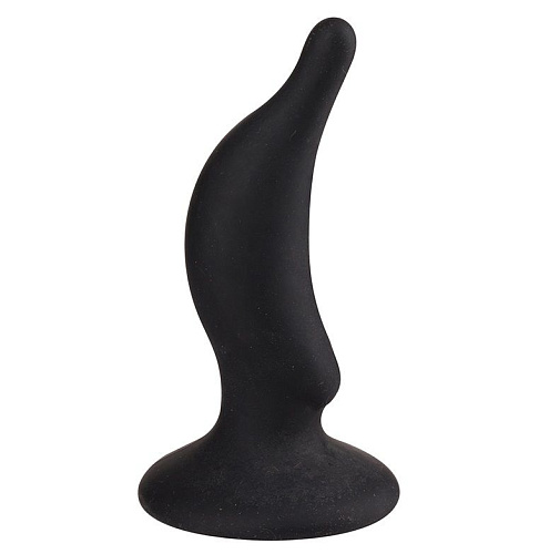 Чёрная анальная пробка Dream Toys ASS JACKER 20689 (12 см)