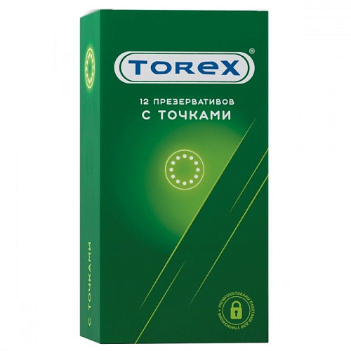 Текстурированные презервативы Torex «С точками» 2304 (12 шт)