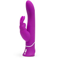 Лиловый вибратор-кролик Happy Rabbit Curve Rechargeable Rabbit Vibrator 71503 (25,4 см)