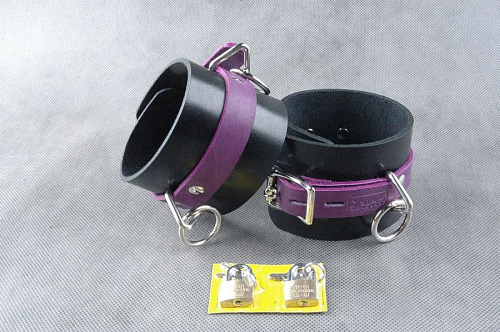 Чёрно-фиолетовые не подшитые наножники Beastly 10125BP