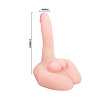 Мастурбатор-вибратор телесного цвета с ротацией Baile Italy Male Model  BW-008016