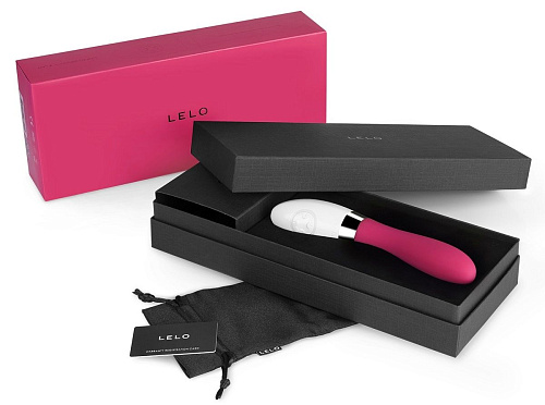 Розовый перезаряжаемый вибратор Lelo Liv 2 Cerise LEL7909 (17,4 см)