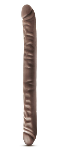 Коричневый двусторонний фаллоимитатор Blush Novelties 18 Inch Double Dildo BL-36796 (45,7 см)