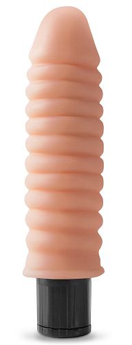 Реалистичный вибромассажёр телесного цвета Pipedream №7 PD1373-21 (22,9 см)