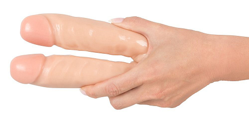 Двусторонний гнущийся фаллоимитатор телесного цвета Orion Double Dong 05357610000 (33 см)