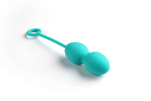 Набор зелёных вагинальных шариков со смещённым центром тяжести мятного цвета Svakom Nova Ball SSYB-GRN