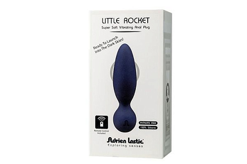 Анальная синяя пробка с вибрацией и пультом Adrien Lastic Adrien Lastic Little Rocket LRS New 205458