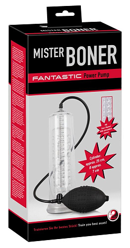 Прозрачная помпа для пениса Orion Mister Boner Fantastic 0512397 (22 см)