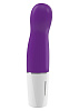 Фиолетовый мини-вибратор OVO D3 WHITE/PURPLE (14 см)