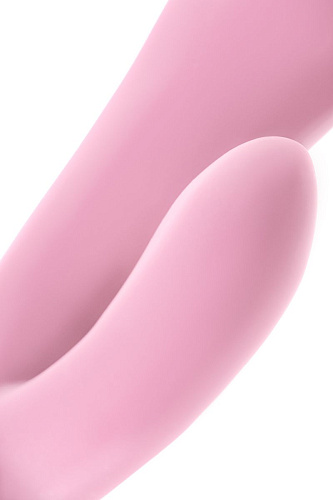 Нежно-розовый вибратор с клиторальным стимулятором JOS JOLY LIMITED EDITION 783024 (19,6 см)