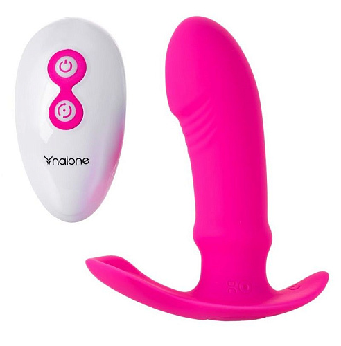 Розовая силиконовая вибровтулка Nalone Marley CS-BO15 (12,5 см)