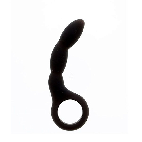 Чёрный массажёр для анальной стимуляции Dream Toys MENZSTUFF MICRO SMOOTHER 20976