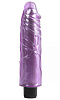 Фиолетовый вибратор Pipedream Jelly Gems PD1452-12 (19 см)