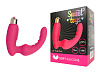 Розовый вибростумулятор простаты с изогнутым кончиком Bior toys ST-40137-16