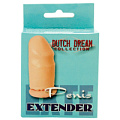 Латексная насадка-удлинитель телесного цвета Seven Creations 170-BCD