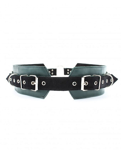 Изумрудный пояс с колечками для крепления БДСМ арсенал Ladys Arsenal 67033ars