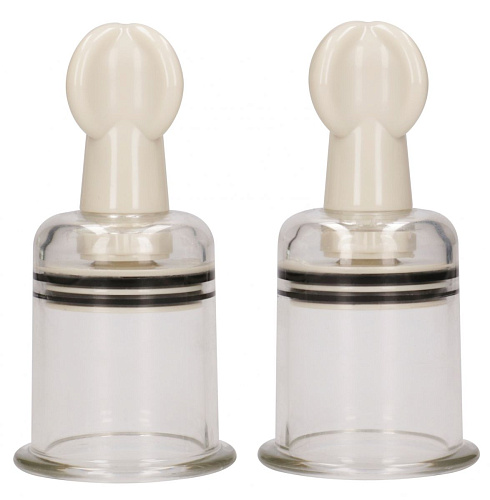Прозачная помпы для сосков Shots Media BV Suction Cup Medium OU280TRA