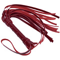 Бордовая многохвостая лаковая плеть Sitabella 5018-220 (40 см)