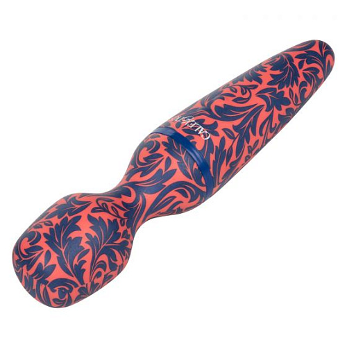 Сине-оранжевый вибромассажёр California Exotic Novelties Naughty Bits W.I.L.F Wand I d Like to Fuck SE-4410-39-3