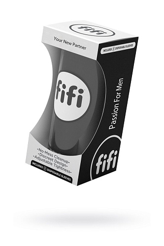 Чёрный нереалистичный мастурбатор Fifi FIFI MALE fbla1