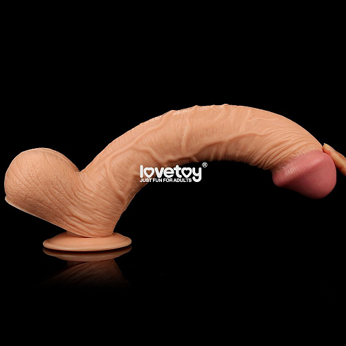 Гигантский телесный фаллоимитатор на присоске Lovetoy LV2209 (30,5 см)