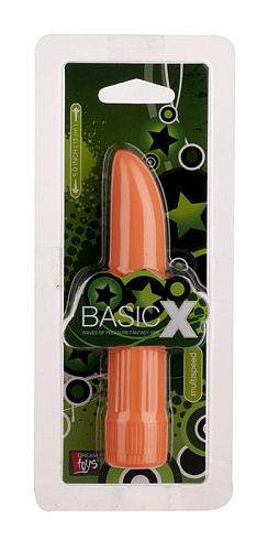 Оранжевый классический вибратор Dream Toys BASICX MULTISPEED VIBRATOR ORANGE 5INCH 20651 (13 см)