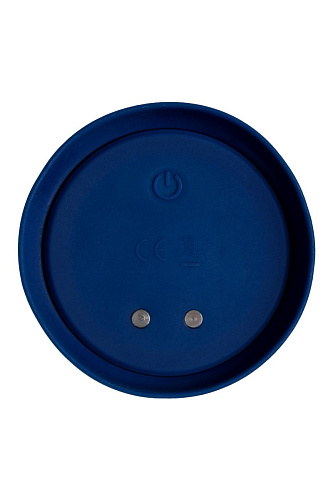 Синяя анальная вибровтулка с пультом ДУ ToyFa OPlay Unico 221001 (13,5 см)