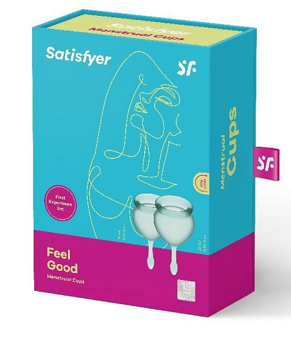 Набор менструальных чаш Satisfyer Feel good Menstrual Cup J1763 (размер S + L)