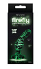 Стеклянная, светящаяся в темноте пробка NS Novelties FIREFLY GLASS ANGLED PLUG NSN-0490-51 (11 см)