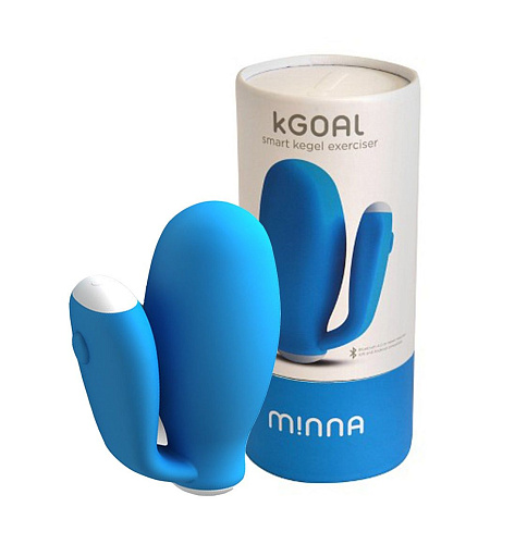 Нежно-голубой тренажёр для укрепления мышц тазового дна Minna Life kGoal