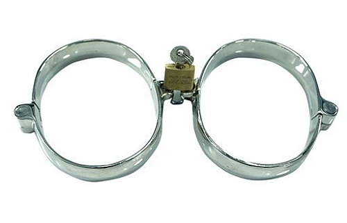 Большие овальные оковы на навесном замке Kanikule KL-C21008