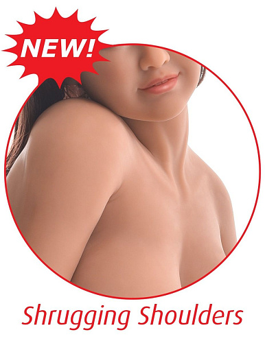 Реалистичная кукла-брюнетка в телесном цвете Pipedream Ultimate Fantasy Dolls Mia RD343