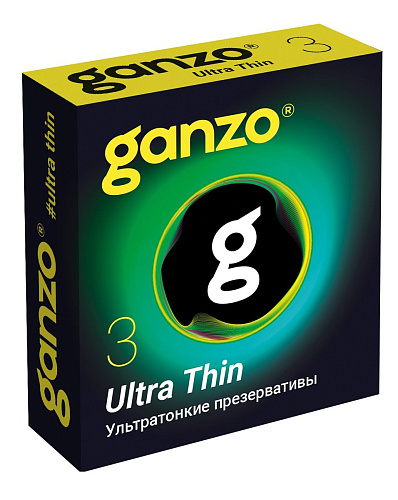 Ультратонкие презервативы Ganzo Ultra thin №3 (3 шт)